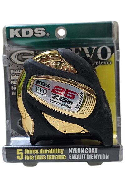 KDS EVO GGEVO25-75ME GG Evolution Measuring Tape 25ft/7.5m Nylon Coated 5X Du...