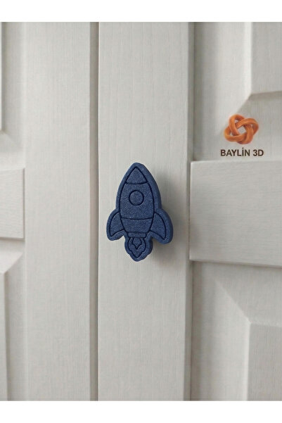 Baylin3D Roket Görünümlü Dolap Kulpu - Modern , Dayanıklı - Tekli (30mm vida ...