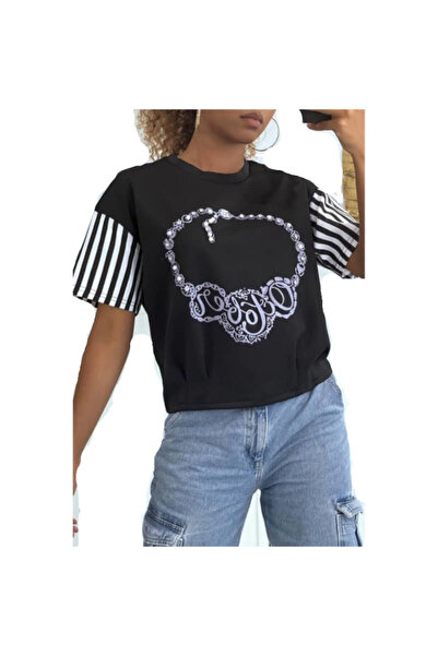 May T-shirt may&co T022 color black,