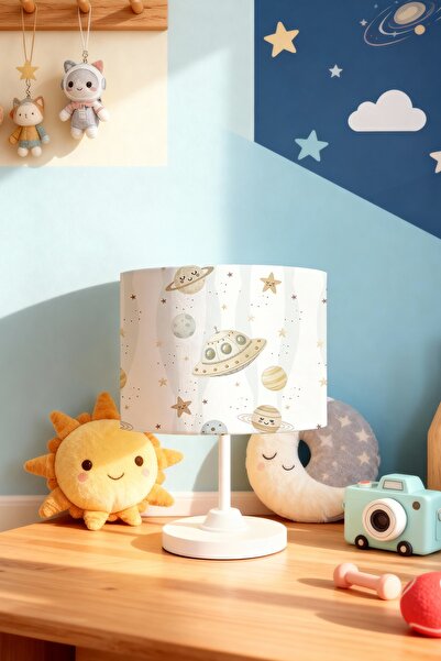 EVPANYA Space Travelers Patterned Children's Room Lampshade