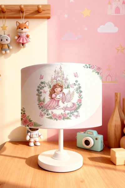EVPANYA Magical Friendship Patterned Children's Room Lampshade