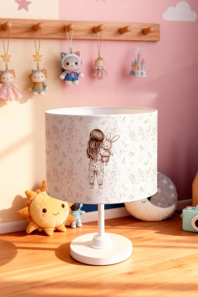 EVPANYA عاكس الضوء لغرفة الأطفال بتصميم أرنب صغير لطيف