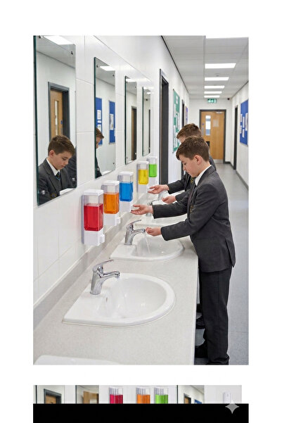 DLN SHOP 15 Pieces Wall Mounted Liquid Soap Dispenser Shampoo Dispenser. Both...