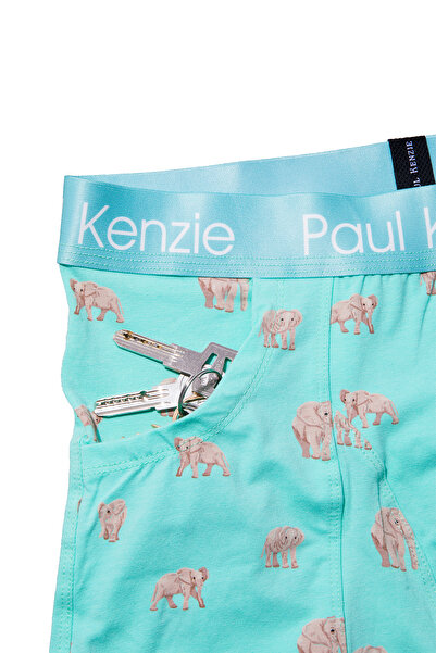 Paul Kenzie Cepli Erkek Boxer - Elephantastic - Pockets