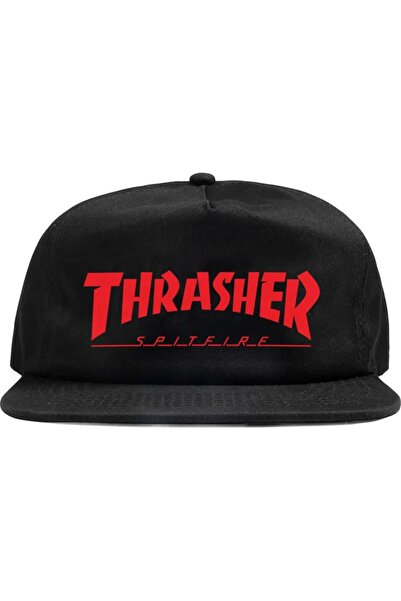 Thrasher Spitfire Snapback Black Hat