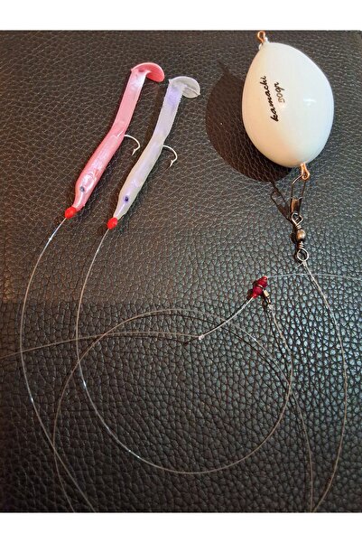 Kendo Top arkası silikon balık seti - asansörlü avcı sistem - Levrek turna çi...