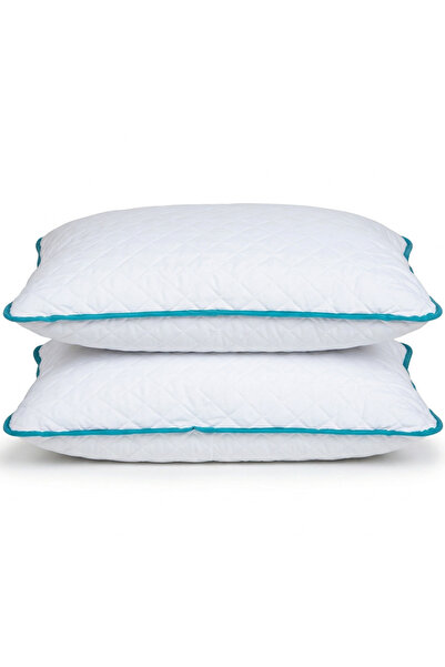 Meltem Set of 2 Anti-Allergic Pillows 50x70 cm Washable Quilted Microfiber Me...