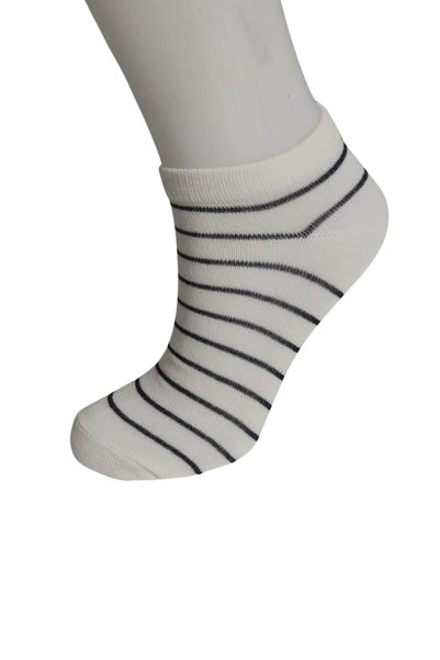 DİLRUBA AVM Women's Quality Combed Cotton Comfortable (6 Pairs) Random Patterns Short Booties Socks
