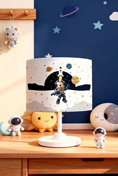 EVPANYA Mickey's Star Dust Patterned Children's Room Lampshade
