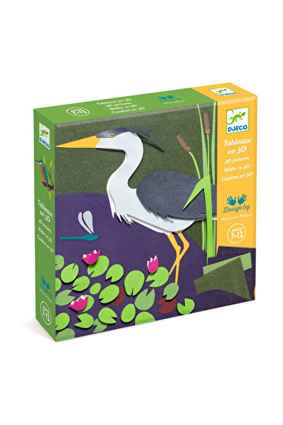 djeco Set creativ 3D din hârtie,