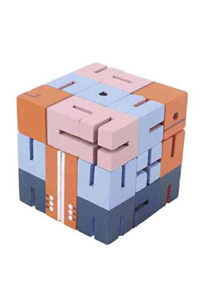 Fridolin Joc logic IQ 3D puzzle Baiat albastru,