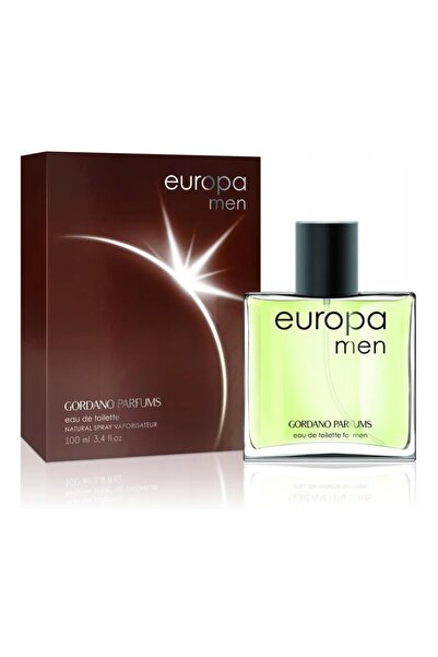GORDANO PARFUMS Europa Men Eau de Toilette for Men, 100 ml