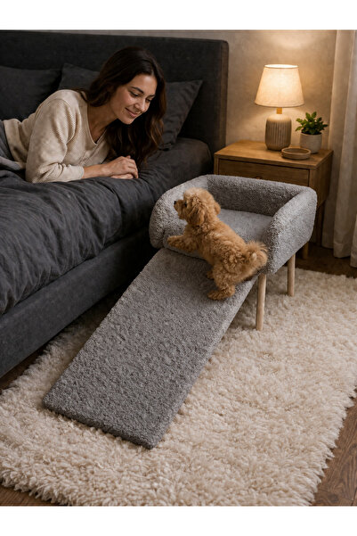 arge demo RAMPAXL Köpek Rampası Köpek Yatağı Ve Puf İki Fonksiyonlu