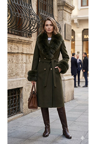 ESİN GİYİM Gold düğme detaylı , soft cashmere kumaş özelliğine sahip orjinal ...
