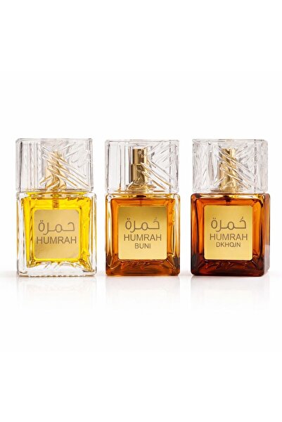 Al Fakhr Perfumes Humrah Arabian Perfume Set 3x100ml EDP – Buni & Dkhoun – Lo...