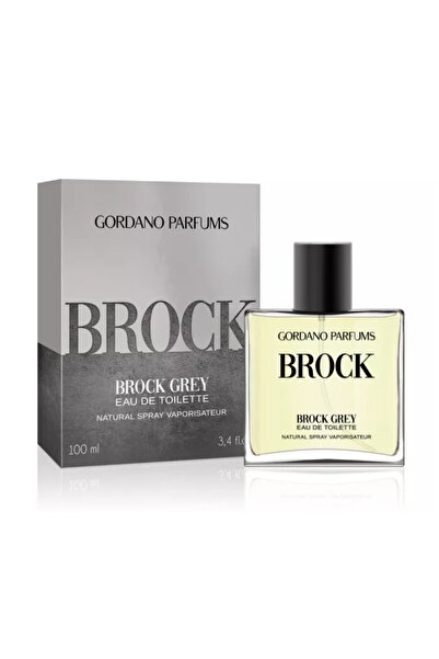 GORDANO PARFUMS BROCK GREY Eau de Toilette for Men, 100 ml