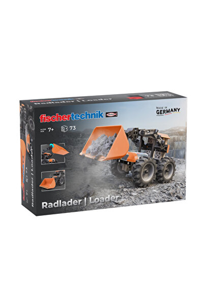 Fischertechnik Kit STEM Incarcator frontal de asamblat si manevrat,