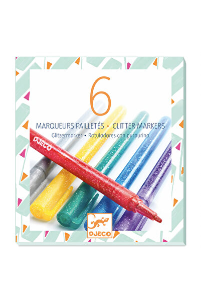 djeco Carioca (marker) cu sclipici,