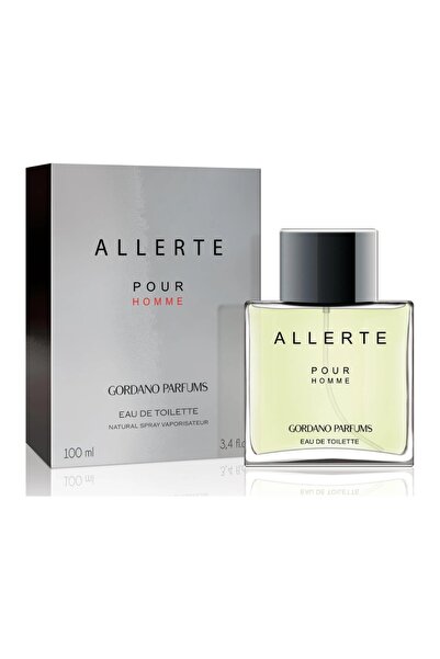 GORDANO PARFUMS ALERTE POUR HOMME Eau de Toilette for Men, 100 ml