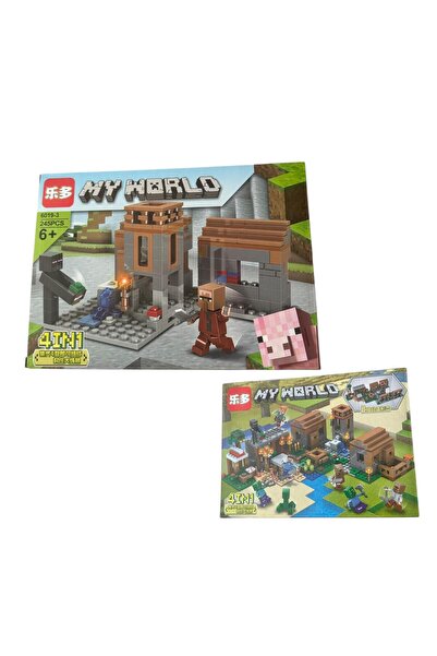 ADIRI SHOP My World 4 in 1 construction set, 245 pieces, figures included, +6...