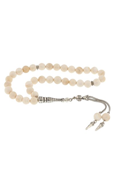 Inure Jewelry ​ Rozariu din piatră naturală cu ciucuri metalice