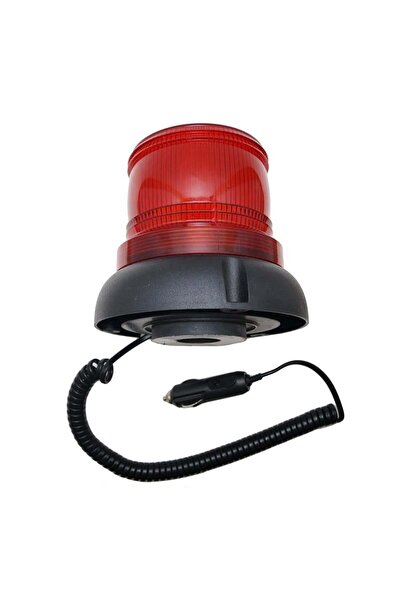 Hayat Trafik Multi LED Mıknatıslı ve Çakmak Fişli Tepe Lambası - Kırmızı Çakar