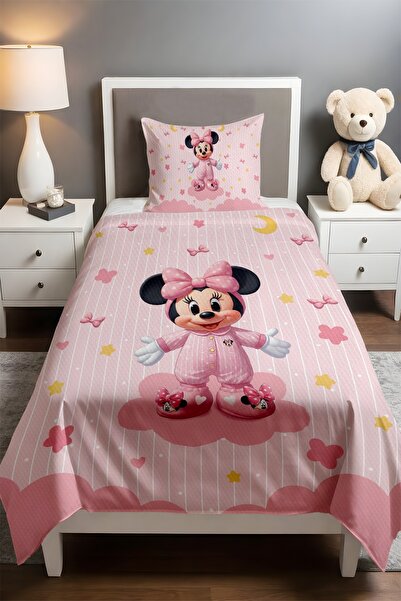 EVPANYA Minnie's Sleep Time Patterned Single Baby Kids Pique Set
