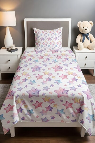 EVPANYA Dreamer Stars Patterned Single Baby Kids Pique Set