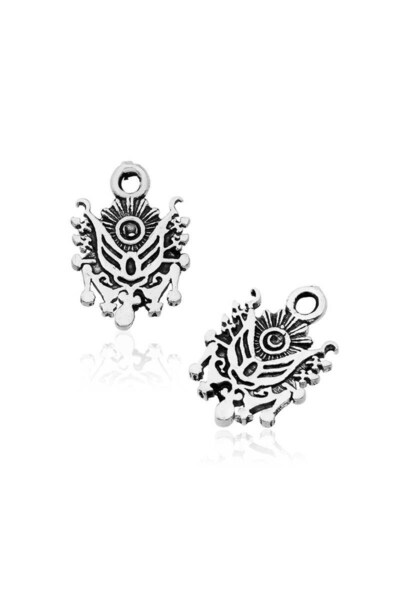 Inure Jewelry ​ Ασημένια Οθωμανική Οικόσημος Φούντα Τασμπίχ