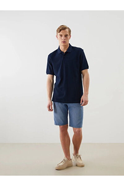 LC Waikiki LCWAIKIKI Classic Siyah Polo Yaka Pike Erkek Tişört