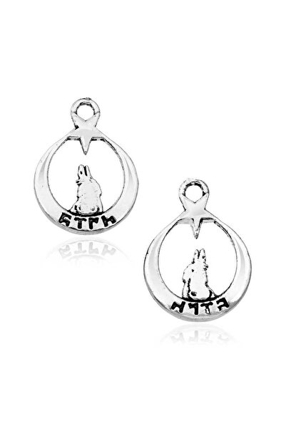 Inure Jewelry Tassel cu mărgele de rugăciune din argint Sterling Ayyıldız Boz...