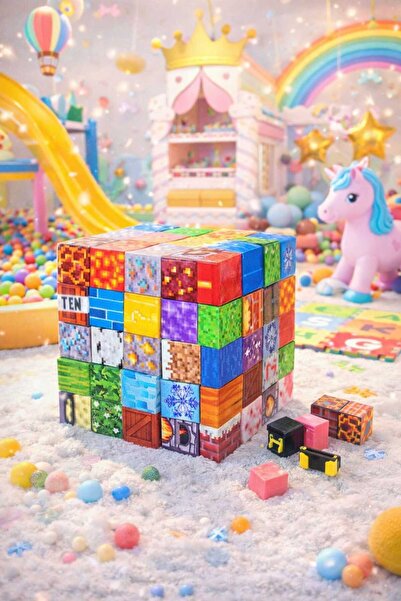 OEM 3D magnetic cube set for children, educational puzzle, colorful blocks, c...