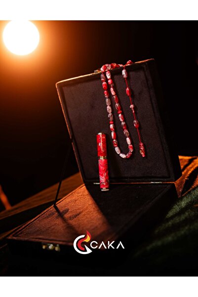 caka lighter CAKA ODDKA Ruby Tesbih & Çakmak Seti