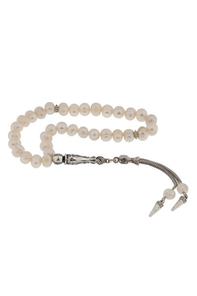 Inure Jewelry ​ Rozariu din piatră naturală cu ciucuri metalice și piatră per...