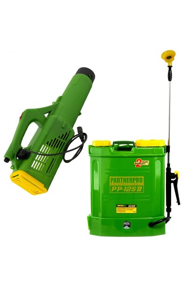 PartnerPro Battery Sprayer 12L, 12V 8Ah, 460 m² PP-12SB + Portable Atomizer