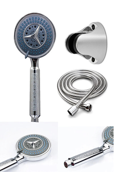 Universal Fonksiyonlu Duş Başlığı Seti Başlık, Hortum Ve Mafsal Seti