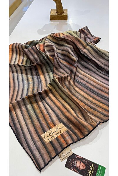 La Boutique Eşarp Bambu İpek Pamuk Yaz Güz Serinliği Eşarp