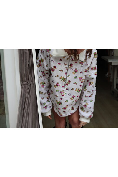 Ceyceygiyim Çift taraflı Giyilebilen Polar