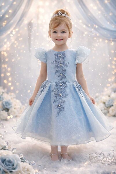 Marllow Very Beautiful Girls' Pleated Dress