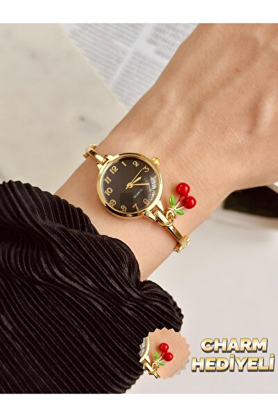 MERW Vanessa Model Cherry Charm Gift Women's Wristwatch