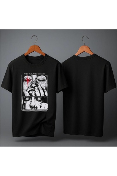 ELFERA A New Year Printed T-Shirt