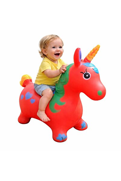 Universul Jucăriilor Unicorn gonflabil copii sarit, jucarie ride on cauciuc, ...