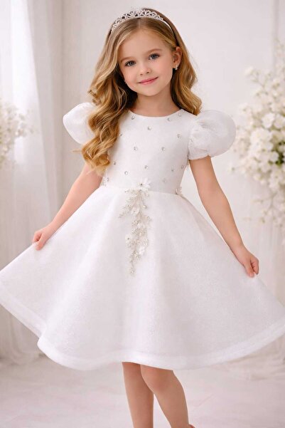 Marllow Girls' Dress Very Beautiful Double Cloche Dress
