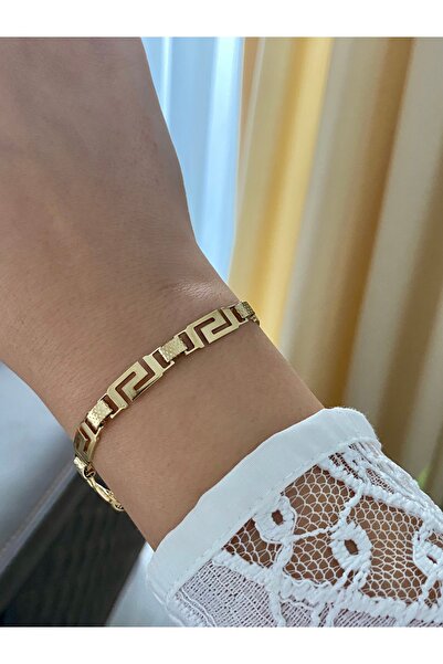 SERAMOR Steel Greek Patterned Trendy Bracelet