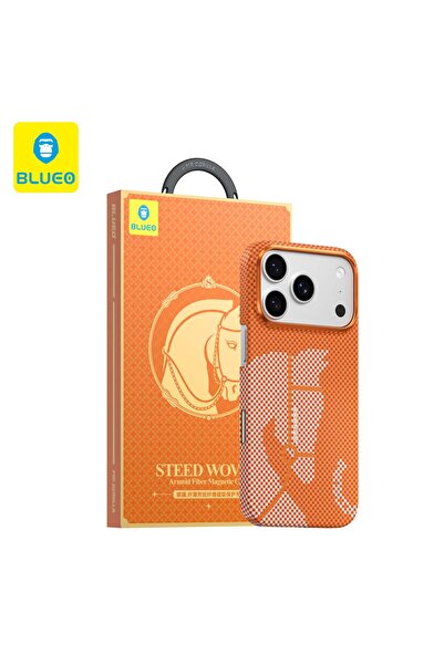 BLUEO iPhone 17 Pro Max Compatible Steed Woven Magsafe Compatible Aramid Fibe...