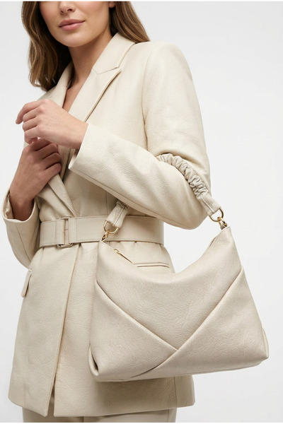 Çanta Trend Women's New Season Drawstring Strap Detailed Multi-Useful Long St...