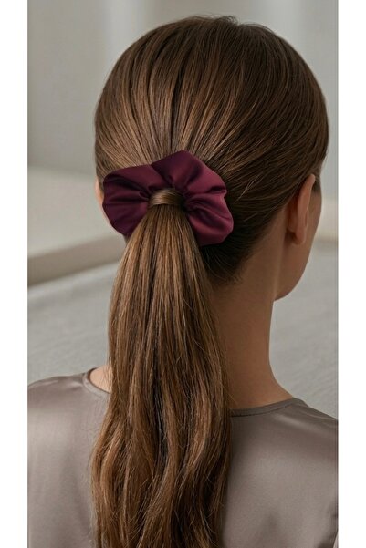 Mavi Masal Satin Hair Clip Women's Non-Slip Hair Clip Rubber