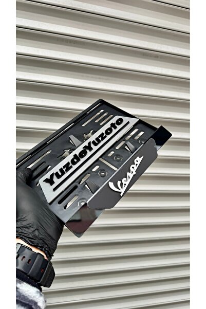 YUZDEYUZOTO VESPA Uyumlu Motor Plakalık