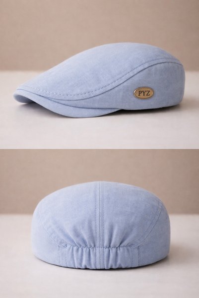 ALASEREN Beanie britanică Duck Beanie 100% țesătură de in