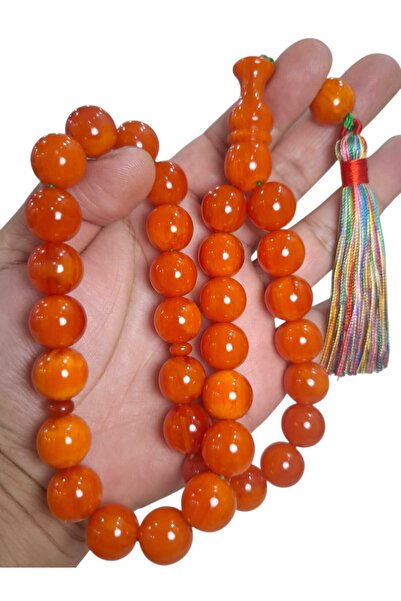 Cekke Tesbih Sıkma Kehribar 15 mm Original Large XL Collectible Prayer Beads